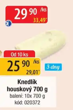 Qanto Knedlík houskový nabídka