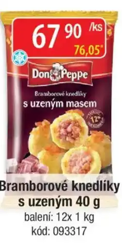 Qanto Don Peppe Bramborové knedlíky s uzeným nabídka