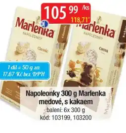 Qanto Napoleonky Marlenka medové, s kakaem nabídka