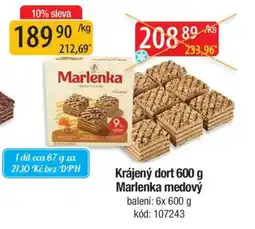 Qanto Krájený dort Marlenka medový nabídka