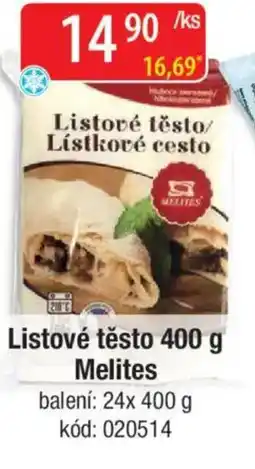 Qanto Listové těsto Melites nabídka