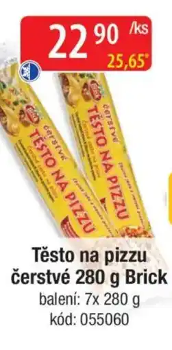 Qanto Těsto na pizzu čerstvé Brick nabídka