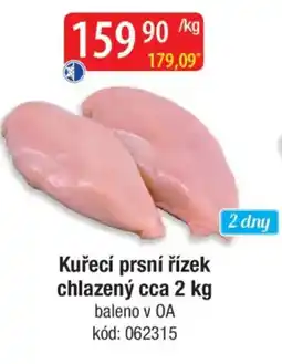 Qanto Kuřecí prsní řízek chlazený nabídka