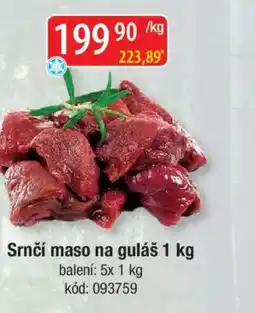 Qanto Srnčí maso na guláš nabídka