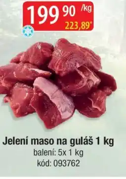 Qanto Jelení maso na guláš nabídka