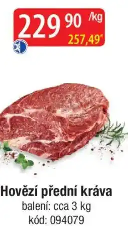 Qanto Hovězí přední kráva nabídka