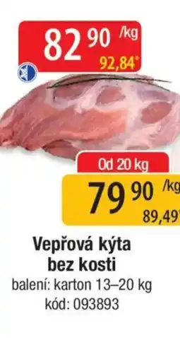 Qanto Vepřová kýta bez kosti nabídka