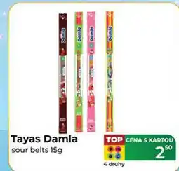 Tamda Foods Tayas Damla sour belts nabídka