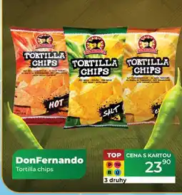 Tamda Foods DonFernando Tortilla chips nabídka