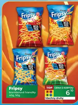 Tamda Foods Fripsy bramborové hranolky 40g, 50g nabídka