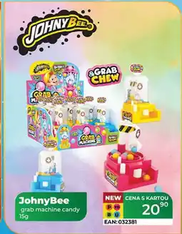 Tamda Foods JohnyBee grab machine candy nabídka