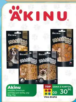 Tamda Foods Akinu Masíčka Premium pamlsky pro kočky, psy 50g, 75g nabídka