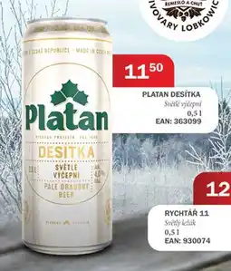 Tamda Foods PLATAN DESÍTKA Světlé výčepní 0,51 nabídka