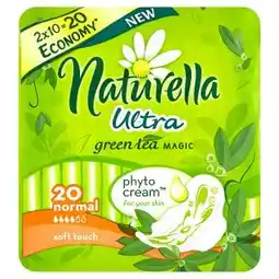 Tamda Foods Naturella Green Tea Magic Ultra normal hygienické vložky s jemnou vůní 20 ks nabídka