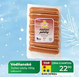 Tamda Foods Vodňanské kuřecí párky 330g vakuum nabídka