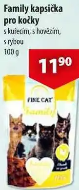 CBA Family kapsička pro kočky nabídka