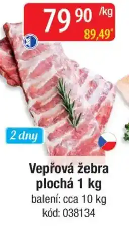 Qanto Vepřová žebra plochá nabídka