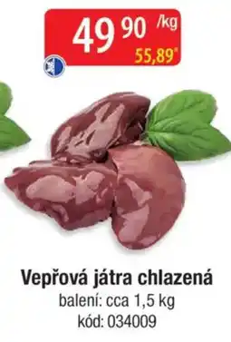 Qanto Vepřová játra chlazená nabídka