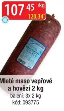 Qanto Mleté maso vepřové a hovězí nabídka