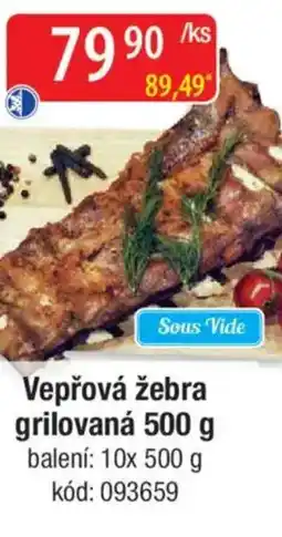 Qanto Vepřová žebra grilovaná nabídka