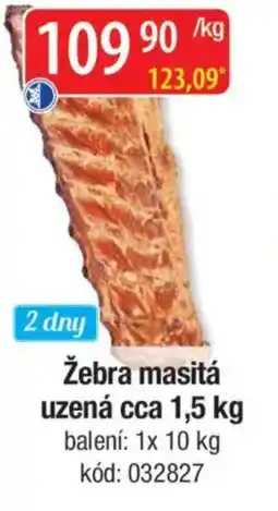 Qanto Žebra masitá uzená nabídka