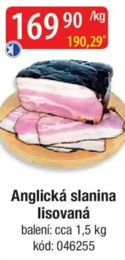 Qanto Anglická slanina lisovaná nabídka