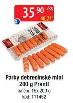 Qanto Párky debrecinské mini Prantl nabídka