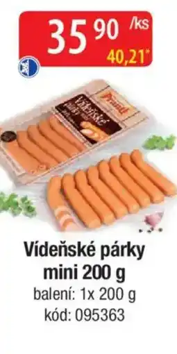 Qanto Vídeňské párky mini nabídka