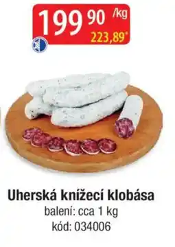 Qanto Uherská knížecí klobása nabídka