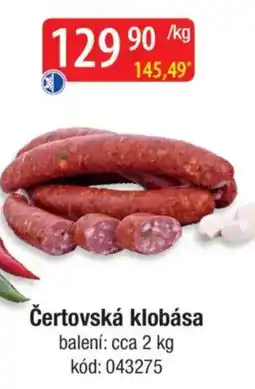 Qanto Čertovská klobása nabídka