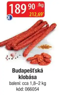 Qanto Budapešťská klobása nabídka
