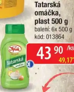 Qanto Spak Tatarská omáčka, plast nabídka