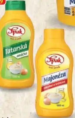 Qanto Spak Tatarská omáčka, majoné- za 50% plast nabídka