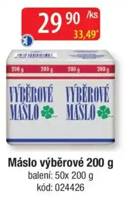 Qanto Máslo výběrové nabídka