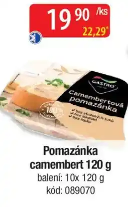 Qanto Pomazánka camembert nabídka