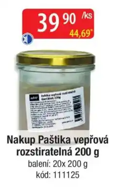 Qanto Nakup Paštika vepřová rozstiratelná nabídka