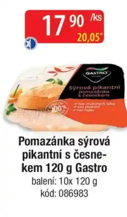 Qanto Pomazánka sýrová pikantní s česnekem Gastro nabídka