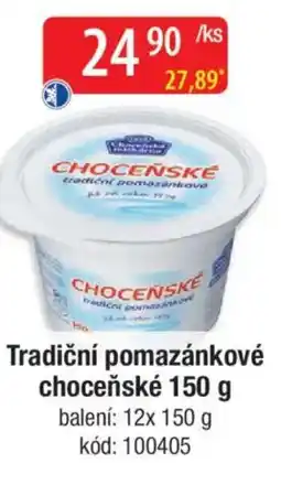 Qanto Tradiční pomazánkové choceňské nabídka