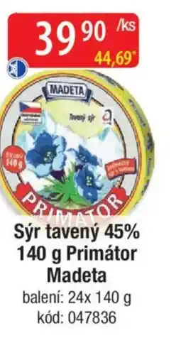 Qanto Sýr tavený 45% Primátor Madeta nabídka