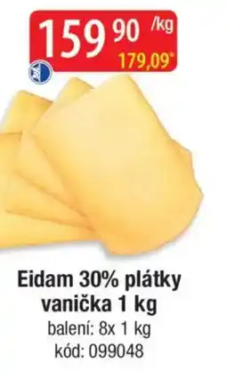 Qanto Eidam 30% plátky vanička nabídka
