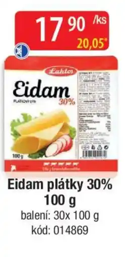 Qanto Eidam plátky 30% nabídka