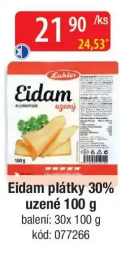 Qanto Eidam plátky 30% uzené nabídka