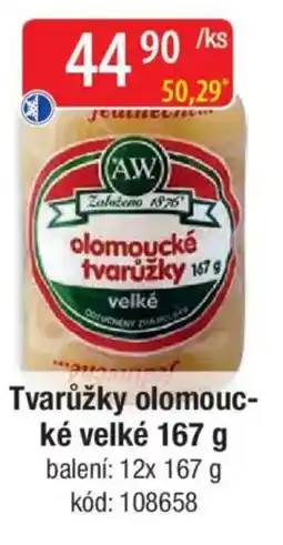 Qanto Tvarůžky olomoucké velké nabídka