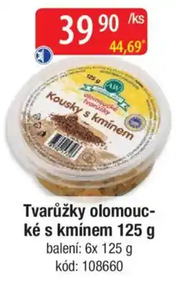 Qanto Tvarůžky olomoucké s kmínem nabídka