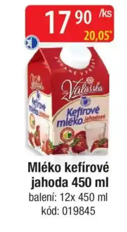 Qanto Mléko kefírové jahoda nabídka