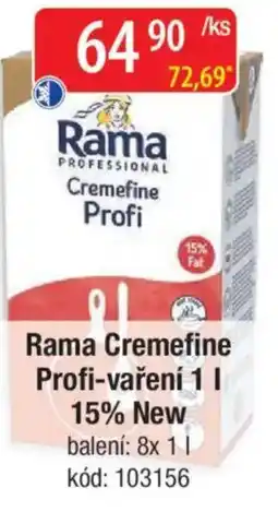 Qanto Rama Cremefine Profi-vaření 15% New nabídka