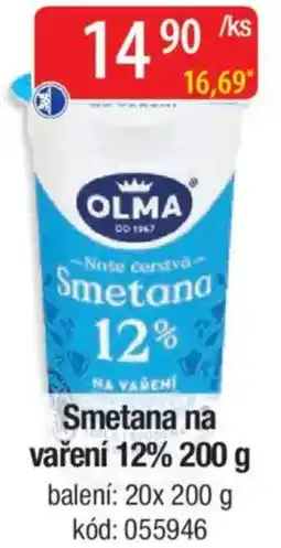 Qanto Olma Smetana na vaření 12% nabídka