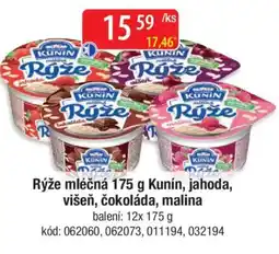 Qanto Rýže mléčná Kunín, jahoda, višeň, čokoláda, malina nabídka