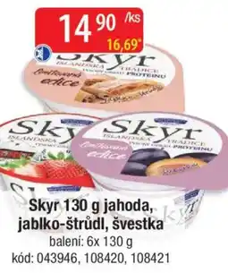 Qanto Skyr jahoda, jablko-štrůdl, švestka nabídka