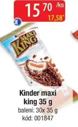 Qanto Kinder maxi king nabídka
